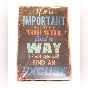 *NEW* Metal Motivational Wall Art Sign